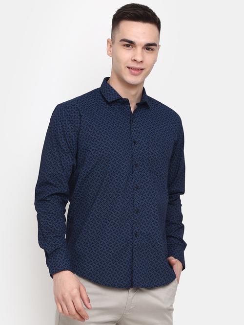 mens printed casual shirt - 19905960 - Very Small Image - 1