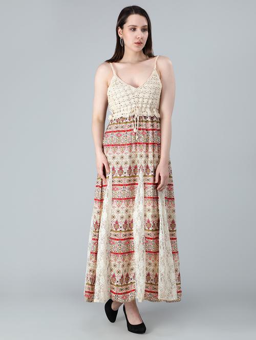 women's self design dress - 19906251 - Very Small Image - 1