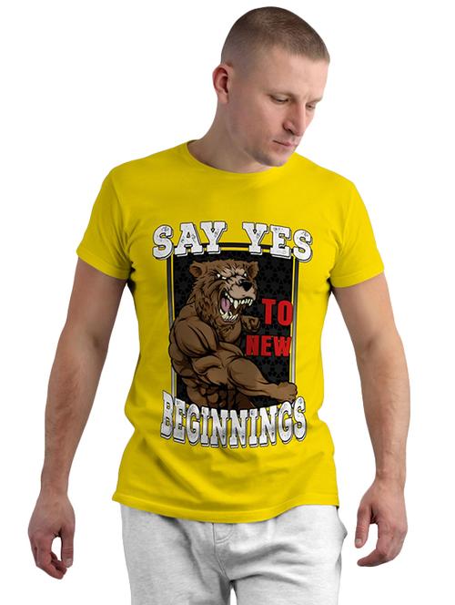 round neck front print t-shirt - 19907708 - Very Small Image - 1
