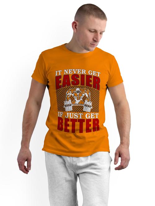 round neck front print t-shirt - 19907726 - Very Small Image - 1