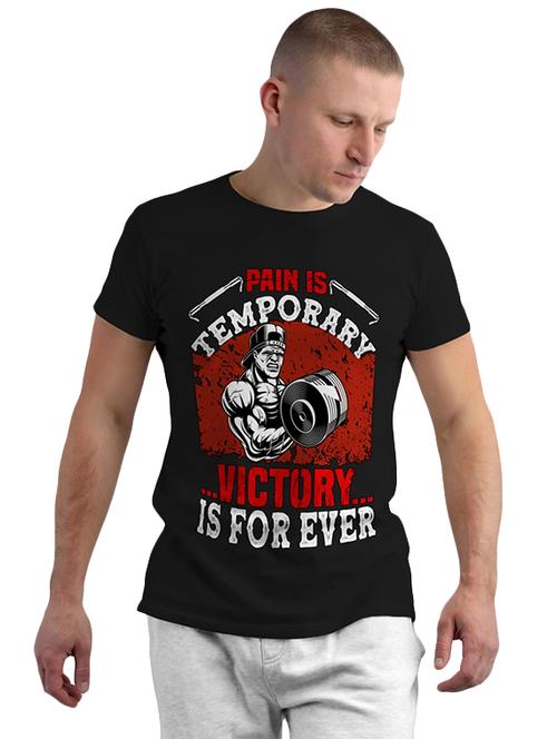 round neck printed cotton t-shirt - 19907757 - Very Small Image - 1