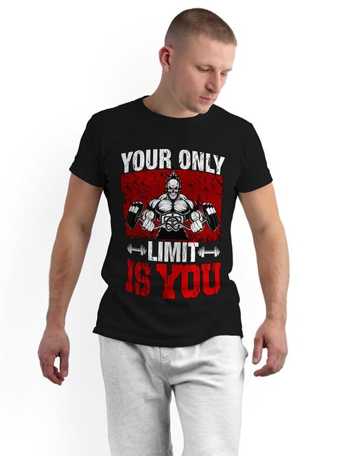 round neck printed cotton t-shirt - 19907761 - Very Small Image - 1