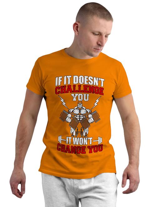 round neck printed cotton t-shirt - 19907778 - Very Small Image - 1
