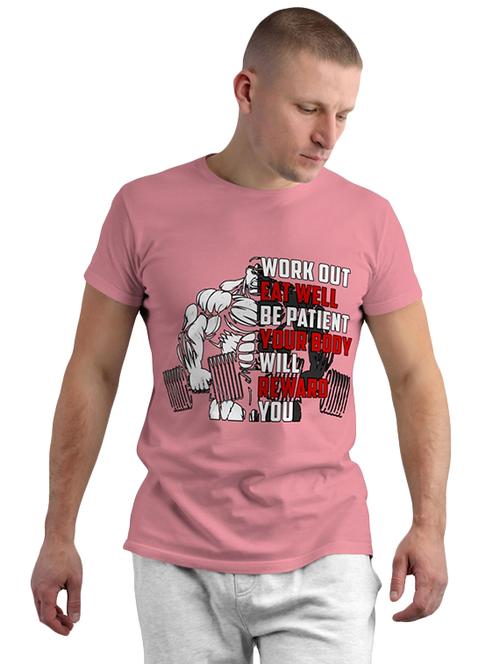 round neck printed cotton t-shirt - 19907799 - Very Small Image - 1