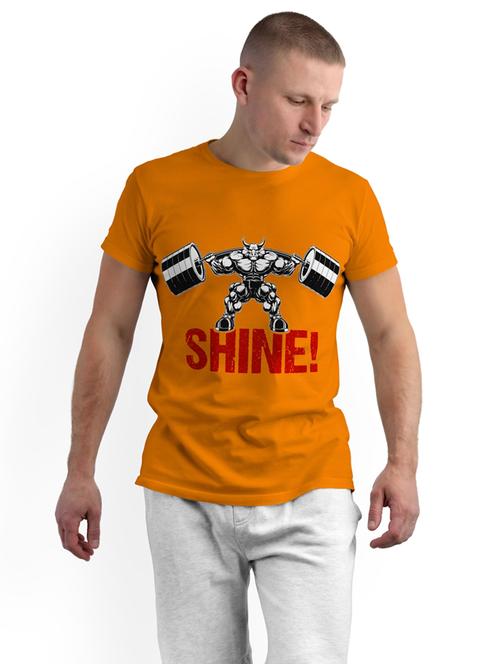 round neck printed cotton t-shirt - 19907810 - Very Small Image - 1