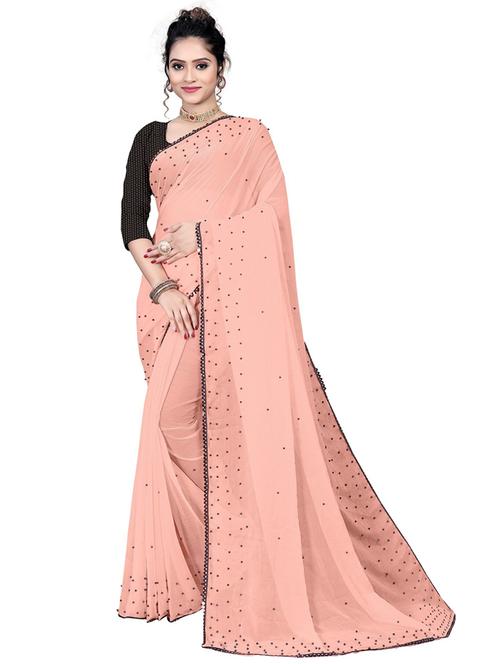 self design chiffon saree with blouse - 19908177 - Very Small Image - 1