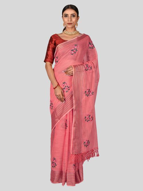 self design saree with blouse - 19908320 - Very Small Image - 1