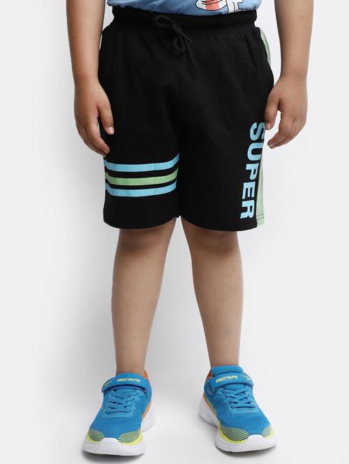boys printed black three fourth - 19908372 - Very Small Image - 1