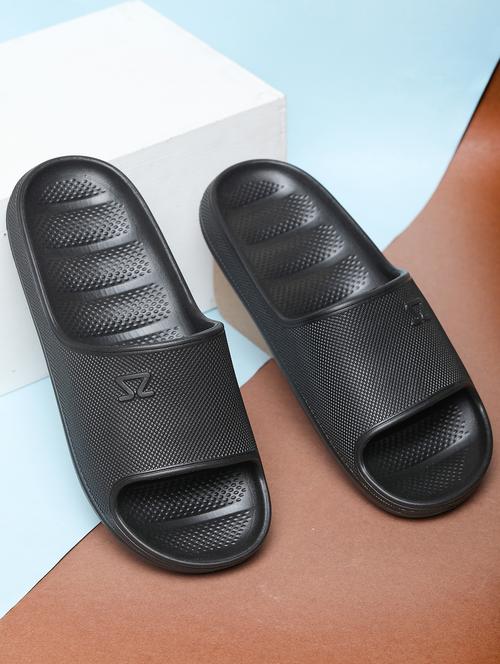 men black slip on slipper - 19908672 - Very Small Image - 1
