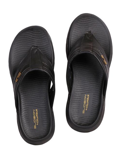 men black slip on slipper - 19908690 - Very Small Image - 1