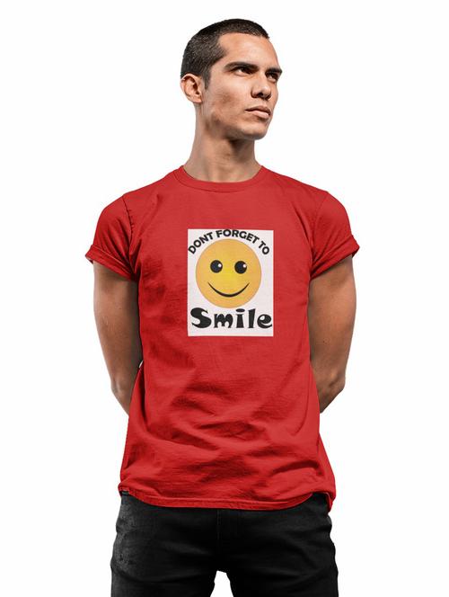 round neck chest printed regular t-shirt - 19909908 - Very Small Image - 1