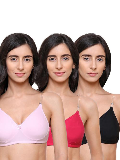 pack of 3 solid backless bra - 19910212 - Very Small Image - 1
