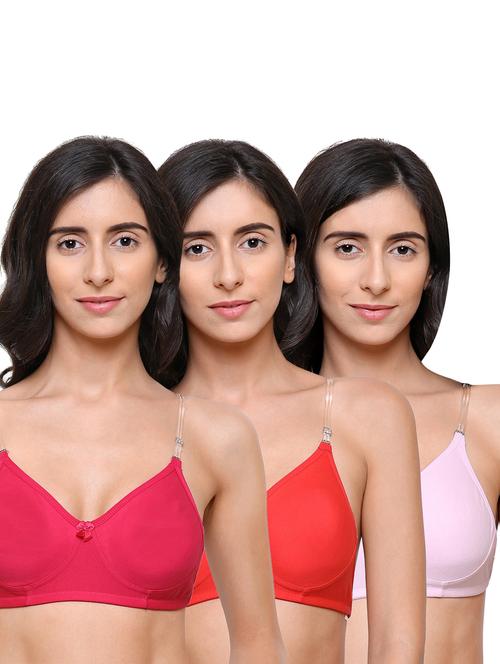 pack of 3 solid backless bra - 19910214 - Very Small Image - 1