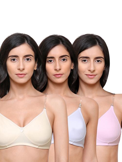 pack of 3 solid backless bra - 19910218 - Very Small Image - 1