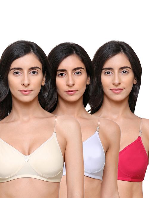 pack of 3 solid backless bra - 19910230 - Very Small Image - 1