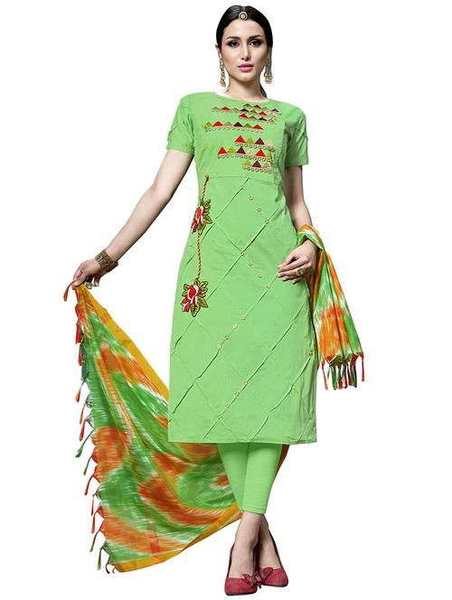 embroidered unstitched suit set - 19910335 - Very Small Image - 1