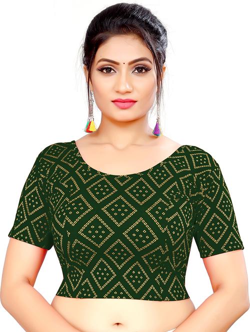 u-neck printed regular blouse - 19910500 - Very Small Image - 1
