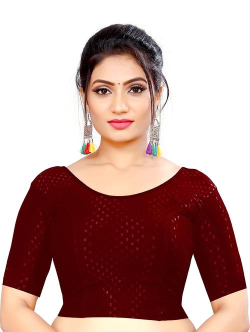 self design regular blouse - 19910507 - Very Small Image - 1