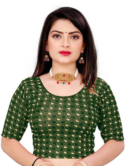 u-neck printed regular blouse - 19910514 - Very Small Image - 1