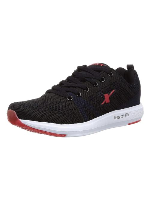 black solid lace up sport shoe - 19910907 - Very Small Image - 1