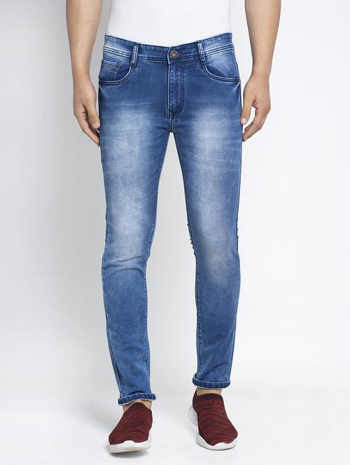 mens slim fit plain jeans - 19911386 - Very Small Image - 1