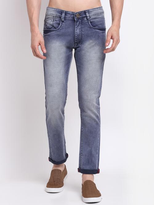 mens slim fit plain jeans - 19911402 - Very Small Image - 1