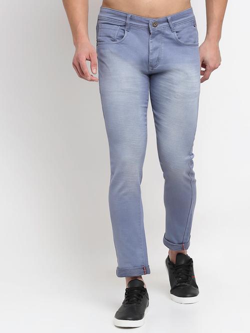 mens slim fit plain jeans - 19911428 - Very Small Image - 1