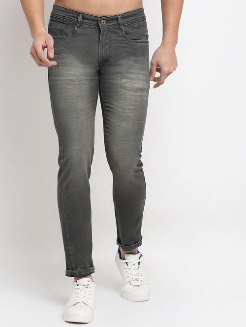 mens slim fit plain jeans - 19911435 - Very Small Image - 1