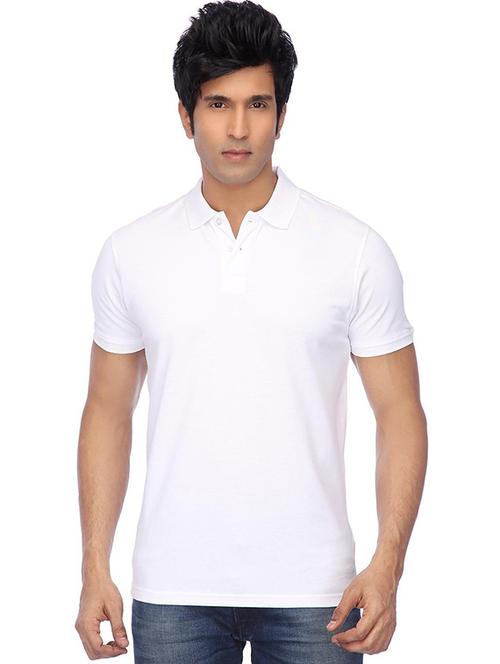men solid cotton polo t-shirt - 19911760 - Very Small Image - 1