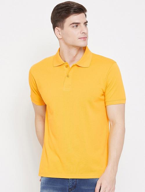 men solid cotton polo t-shirt - 19911868 - Very Small Image - 1