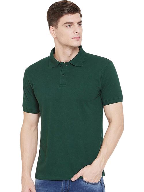 men solid cotton polo t-shirt - 19912306 - Very Small Image - 1