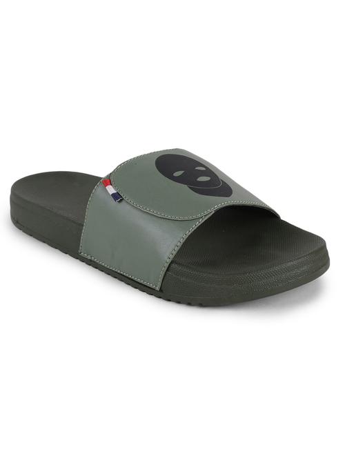 green rubber slip on flip flops - 19912392 - Very Small Image - 1