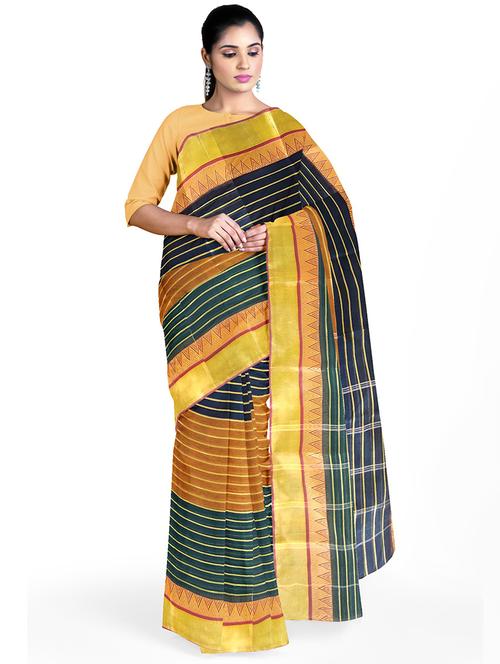 self design woven saree - 19913362 - Very Small Image - 1