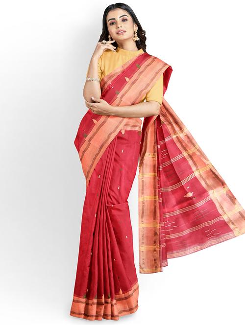 self design woven saree - 19913378 - Very Small Image - 1