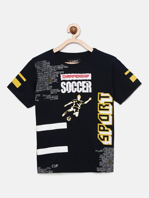 boys printed cotton t-shirt - 19914462 - Very Small Image - 1