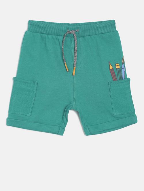 mini klub boys cotton shorts - 19915811 - Very Small Image - 1