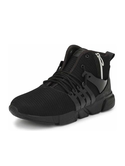 black solid lace up sport shoe - 19916787 - Very Small Image - 1