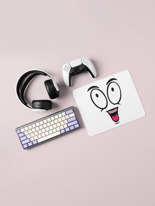 looking up emoji- emoji printed mousepad for emoji lovers(20cm x 18cm) - 19918388 - Very Small Image - 1