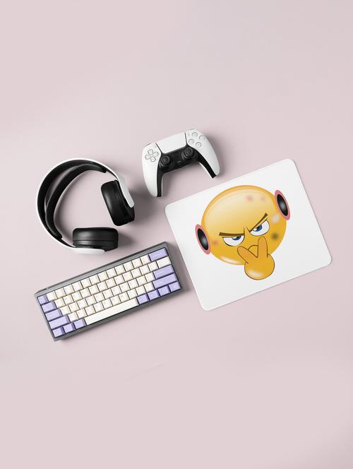 i am watching you emoji- emoji printed mousepad for emoji lovers(20cm x 18cm) - 19918399 - Very Small Image - 1
