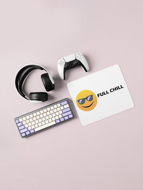 full chill emoji- emoji printed mousepad for emoji lovers(20cm x 18cm) - 19918422 - Very Small Image - 1