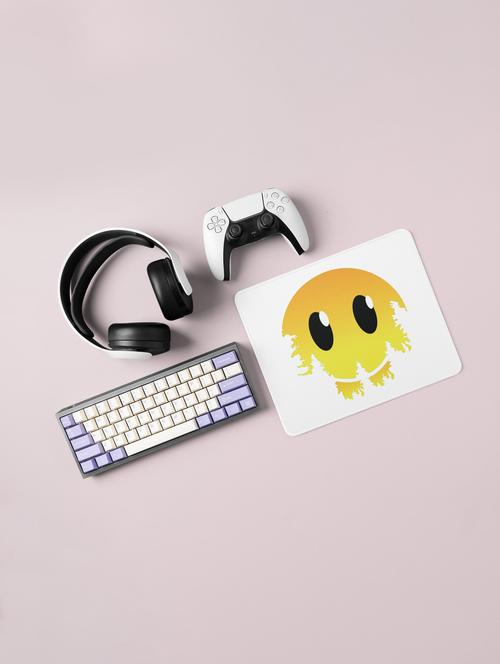 dissappearing emoji- emoji printed mousepad for emoji lovers(20cm x 18cm) - 19918466 - Very Small Image - 1