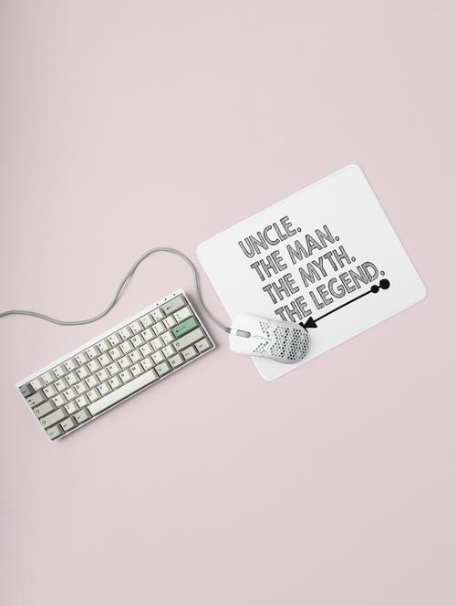 uncle, the man, the myth, the legend- printed mousepad (20cm x 18cm) - 19918514 - Very Small Image - 1