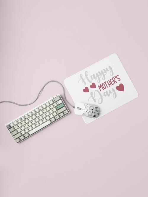 happy mothers day - printed mousepad (20cm x 18cm) - 19918516 - Very Small Image - 1