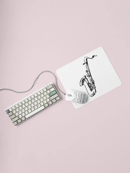 sexaphone printed mousepads for music lovers (20cm x 18cm) - 19918720 - Very Small Image - 1