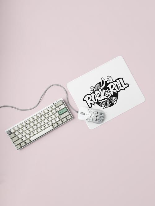 rock in roll printed mousepads for music lovers (20cm x 18cm) - 19918729 - Very Small Image - 1