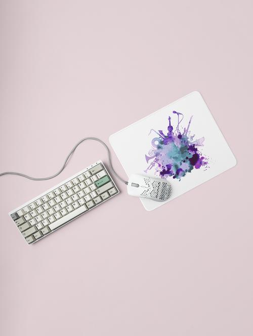 muiscal instrument printed mousepads for music lovers (20cm x 18cm) - 19918738 - Very Small Image - 1