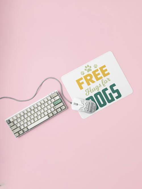 free hugs for dogs -printed mousepads for pet lovers(20cm x 18cm) - 19918764 - Very Small Image - 1