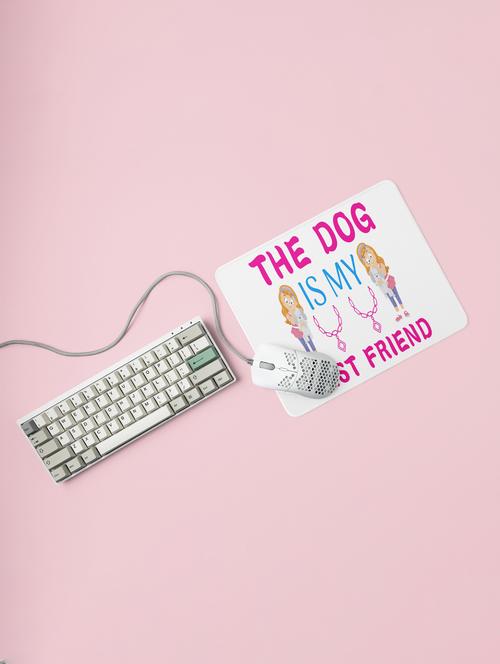 dog is my best friend -printed mousepads for pet lovers(20cm x 18cm) - 19918768 - Very Small Image - 1