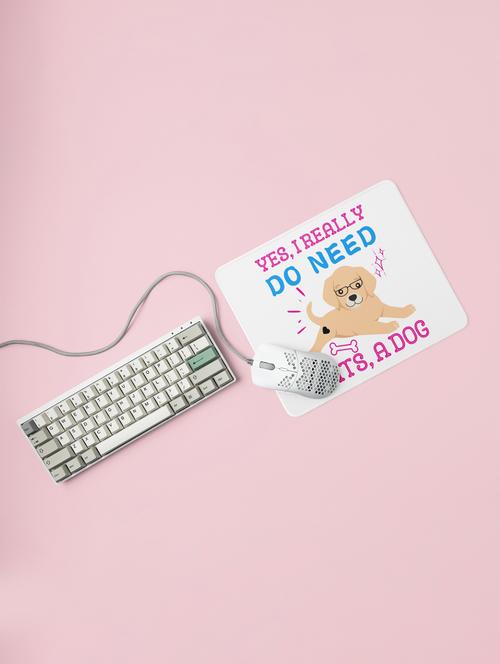 yes, i really do need cats,a dog-printed mousepads for pet lovers(20cm x 18cm) - 19918769 - Very Small Image - 1