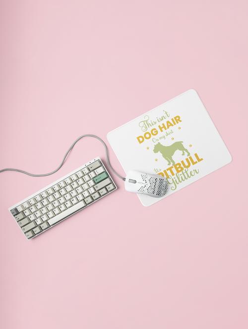 pitbull glitter -printed mousepads for pet lovers(20cm x 18cm) - 19918819 - Very Small Image - 1